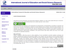 Tablet Screenshot of ijessr.com